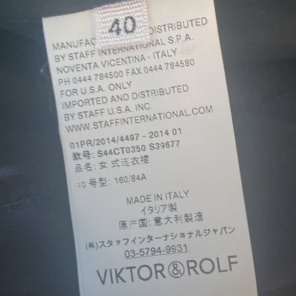 Viktor & Rolf Black Silk Bow Gown - Picture 7 of 12